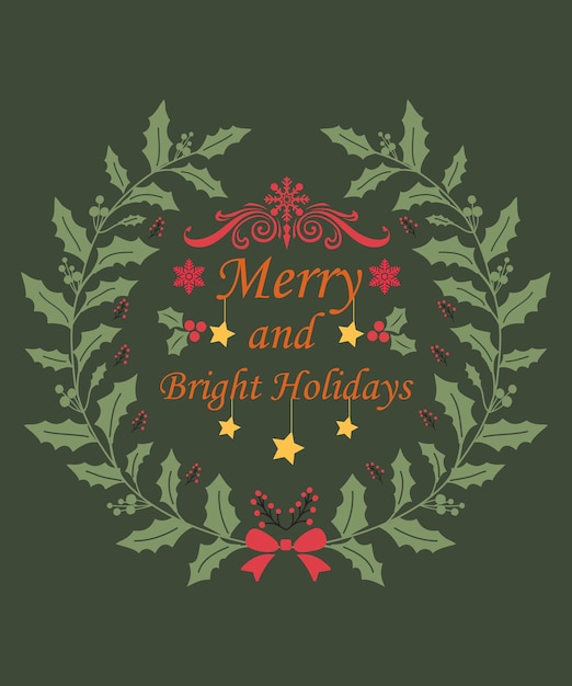 Felices y brillantes fiestas