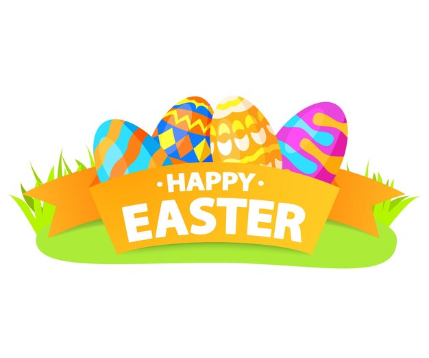 Felices huevos de Pascua.