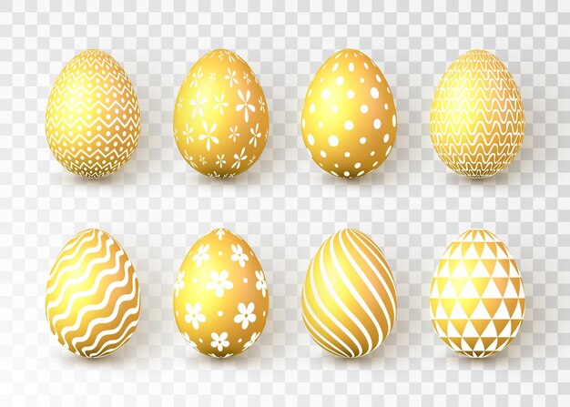 Felices pascuas. huevos de pascua de color