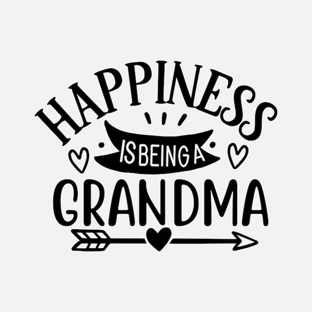 Vector la felicidad es ser abuela.