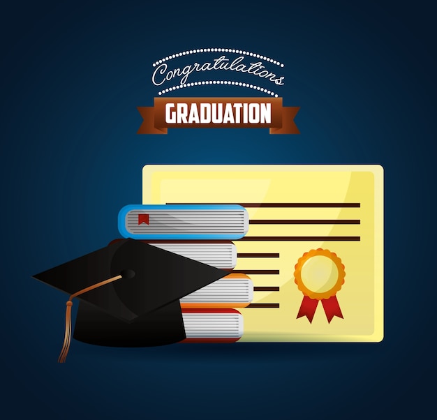 Felicitaciones tarjeta de graduación