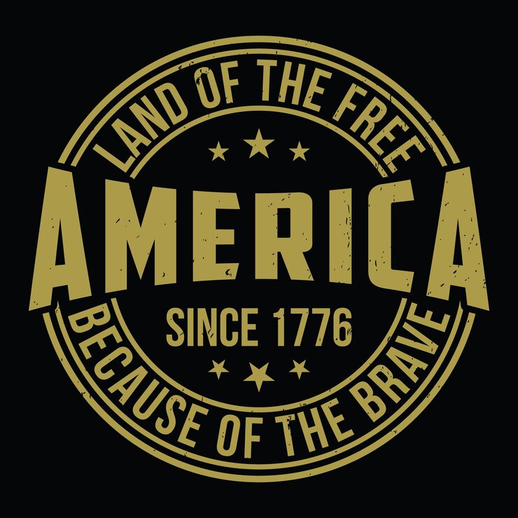 Vector feliz 4 de julio de 2023, diseño de camiseta del día de la independencia de ee. uu.