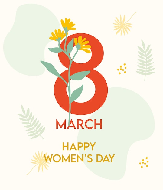 Feliz 8 de marzo Día Internacional de la Mujer