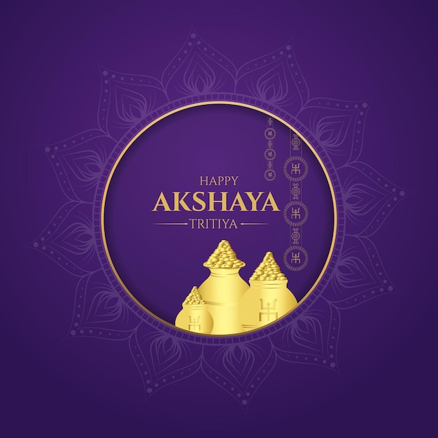 feliz akshaya tritiya festival publicación en redes sociales