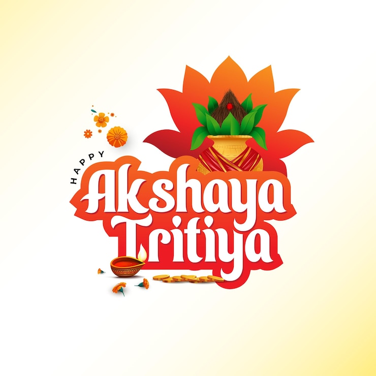 Vector feliz akshaya tritiya para el fondo de la celebración del festival indio