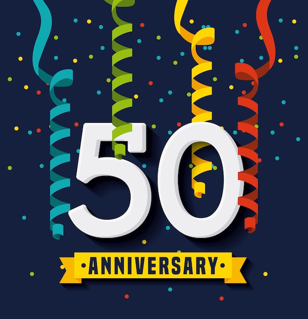 feliz aniversario diseño