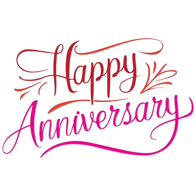 feliz aniversario tipografía letra estilo vectorial
