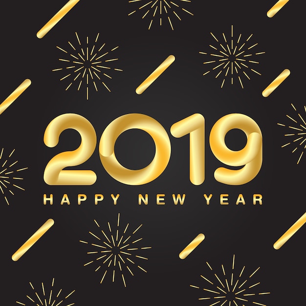 Feliz Año Nuevo 2019_Black Gold