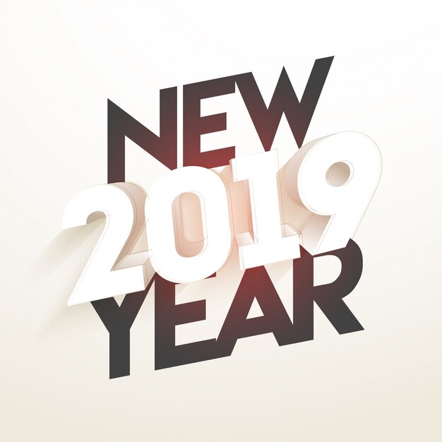 Feliz año nuevo 2019 fondo.