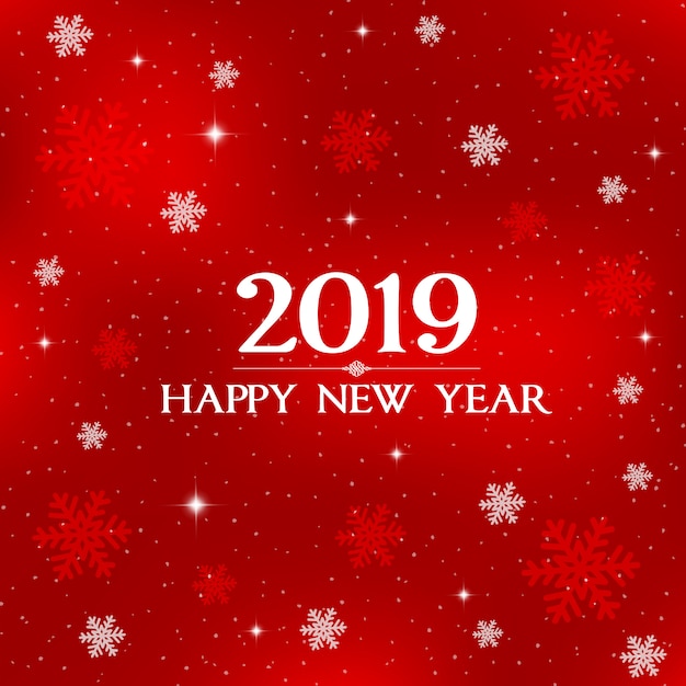 Feliz año nuevo 2019 fondo.