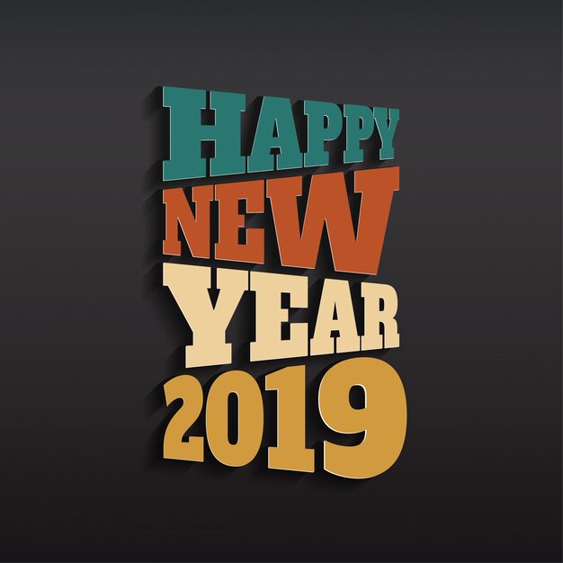 Feliz año nuevo 2019.