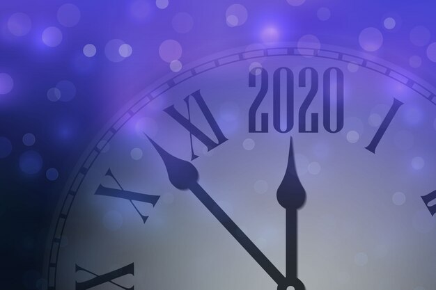 Vector feliz año nuevo 2020