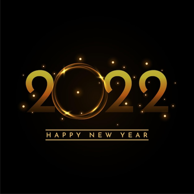 Feliz año nuevo 2022 diseño de plantilla de ilustración