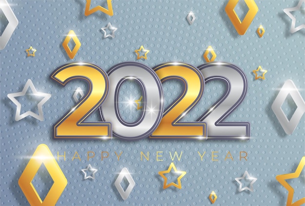 Feliz año nuevo 2022 fondo