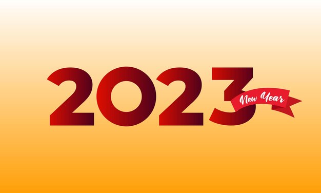 Feliz año nuevo 2023 Celebración festiva Moderna y moderna para banner y plantilla de publicación de medios