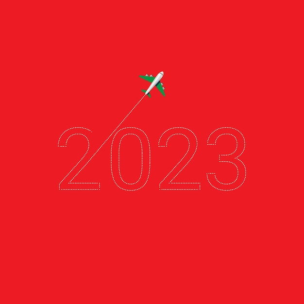 Feliz año nuevo 2023. Diseño de cartel de año nuevo