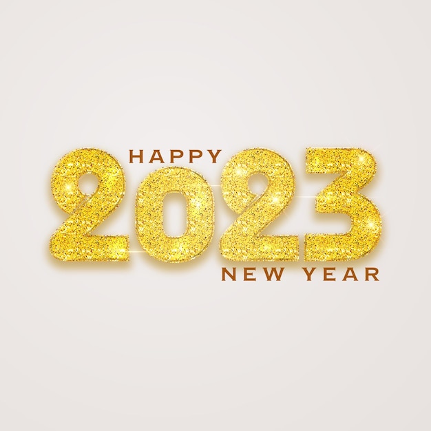 Feliz año nuevo 2023 diseño