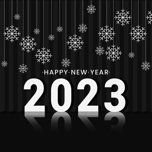 Feliz Año Nuevo 2023 Premium Vector Art Stock