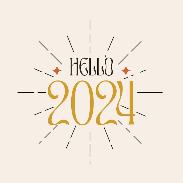 Feliz año nuevo 2024 Tittle