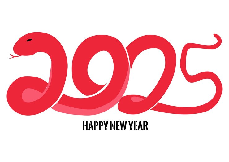 Feliz año nuevo 2025 año del signo del zodiaco de la serpiente p58