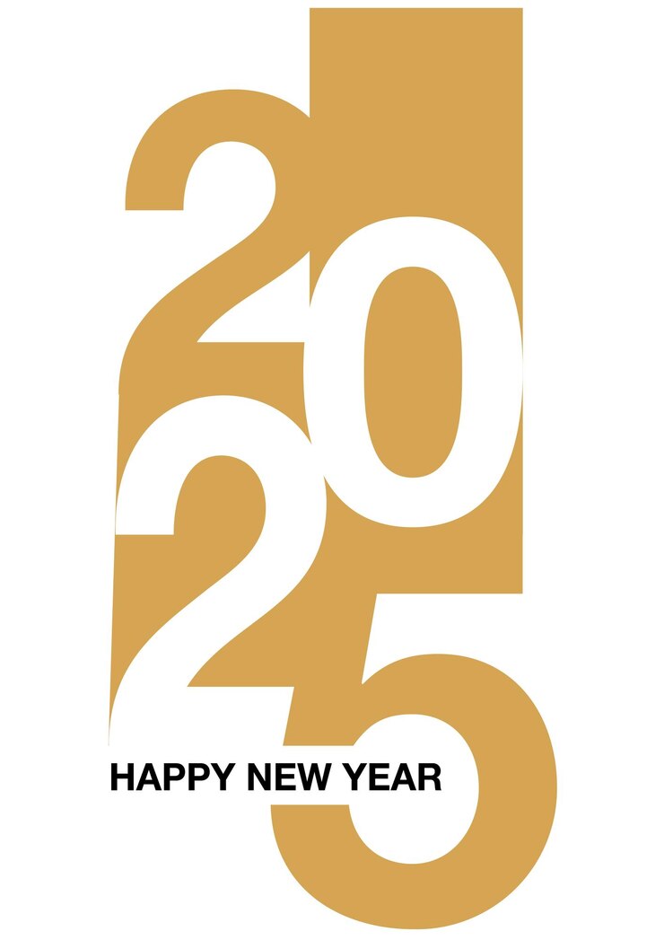 Feliz año nuevo 2025, año del signo del zodiaco de la serpiente.