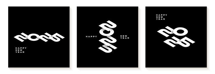 Feliz año nuevo 2025 celebración de fondo