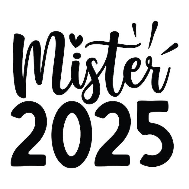 Feliz año nuevo 2025 Vector