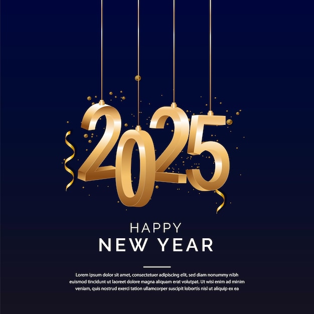 Feliz año nuevo 2025.