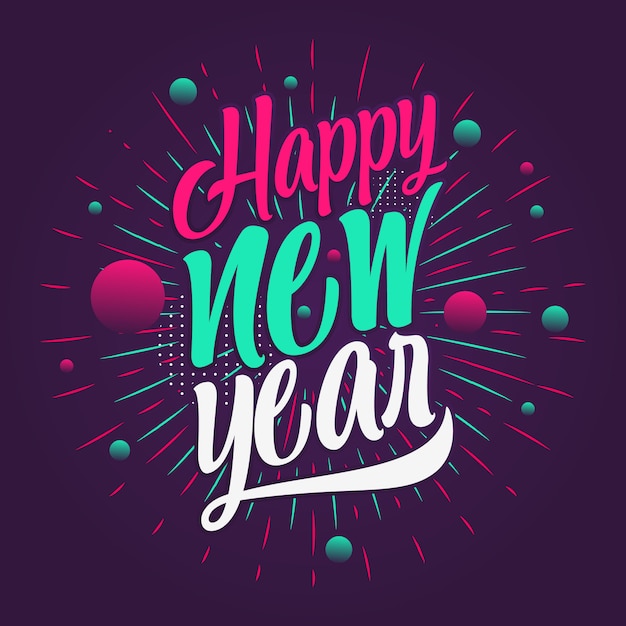 Feliz año nuevo banner 2019 fondo