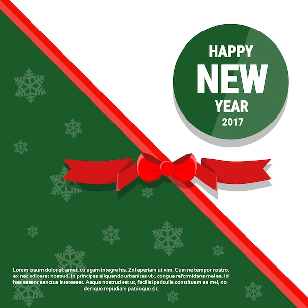 Feliz año nuevo Banner fiesta celebración decoración