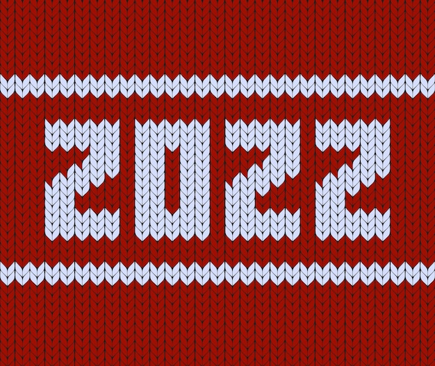 Feliz año nuevo banner para vacaciones de temporada suéter de tela bordado camiseta impresión tradicional