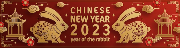 feliz año nuevo chino 2023 año del conejo
