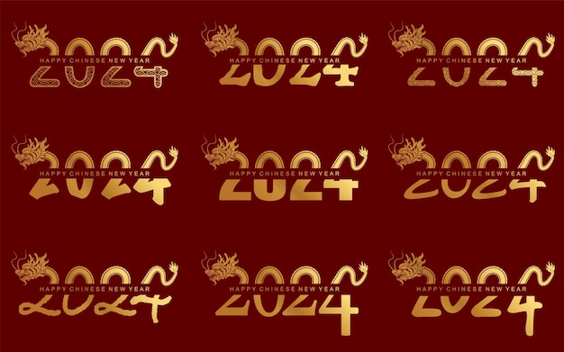 Feliz año nuevo chino 2024 el signo zodiacal del dragón