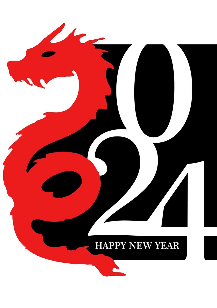 Feliz año nuevo chino 2024 signo del zodíaco año del dragón p127