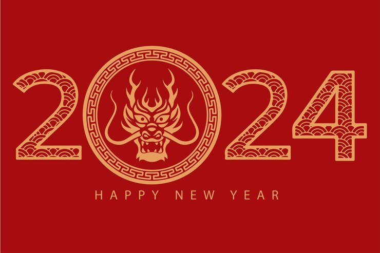 Feliz año nuevo chino 2024 signo del zodiaco año del dragón p239