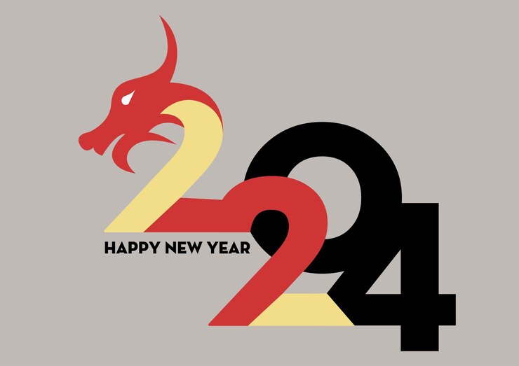 Feliz año nuevo chino 2024 signo del zodiaco año del dragón p61