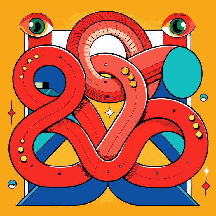 Feliz año nuevo chino 2025 año de la serpiente del zodiaco