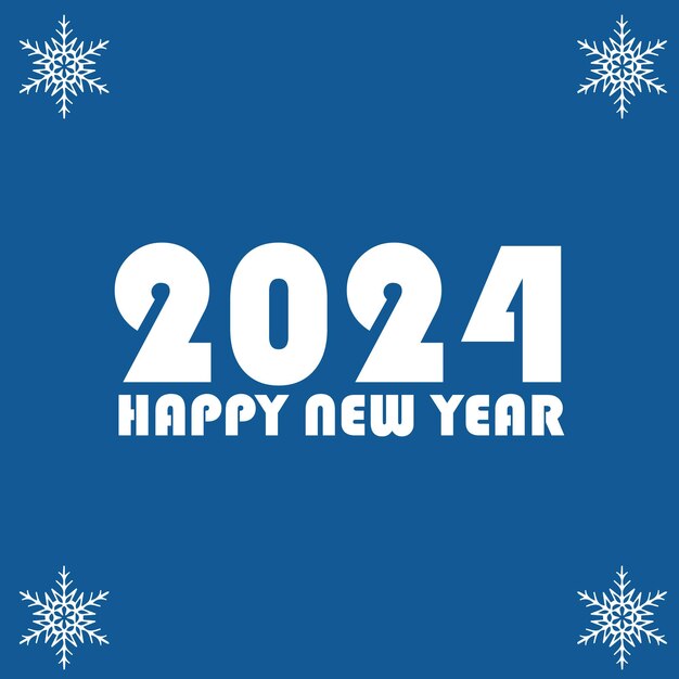 Feliz año nuevo diseño de arte vectorial