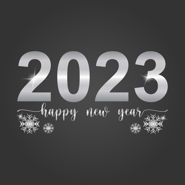 Feliz año nuevo diseño vectorial