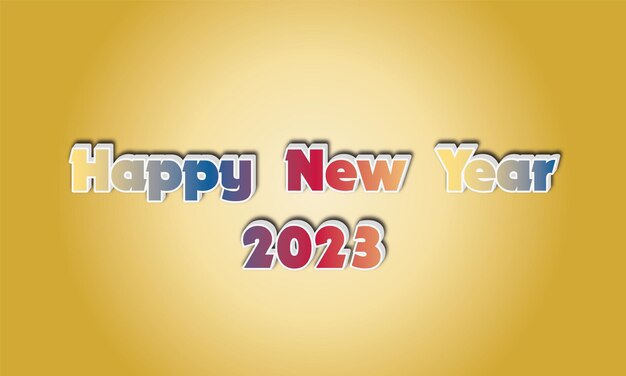 feliz año nuevo efecto de texto 3d diseño totalmente editable