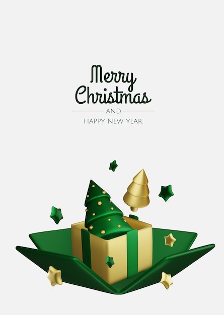 Feliz Año Nuevo y Feliz Navidad Fondo con bola navideña y regalo bolas navideñas confeti brillante