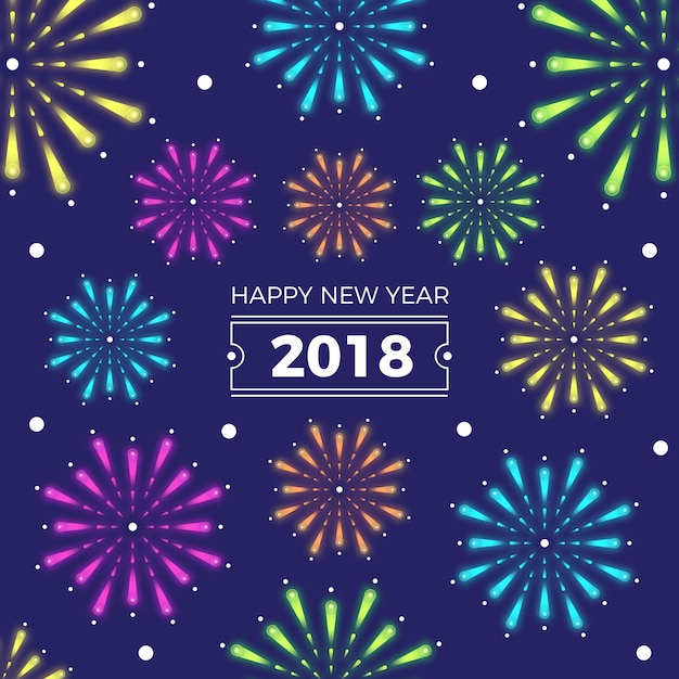 Feliz año nuevo fondo