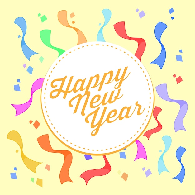 Feliz año nuevo fondo