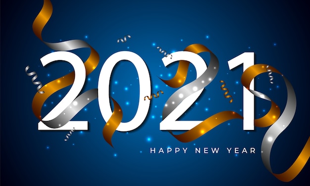 Feliz año nuevo plantilla de diseño