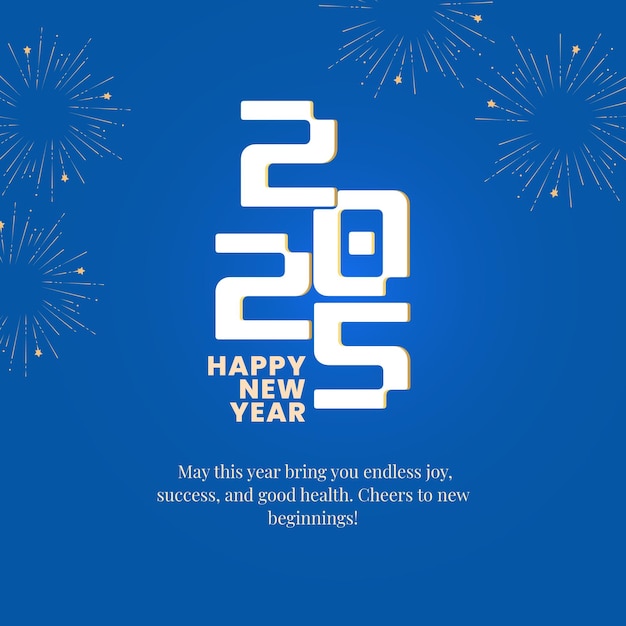 Feliz año nuevo en las redes sociales