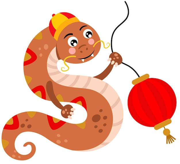 Feliz año nuevo de la serpiente china 2025