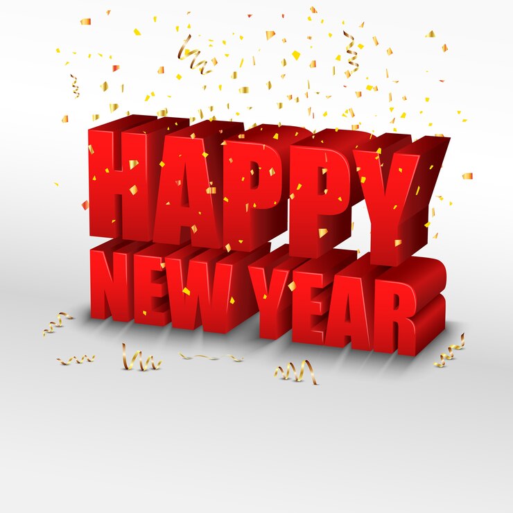 Vector feliz año nuevo