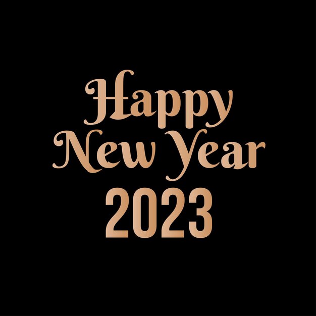 Feliz año nuevo.