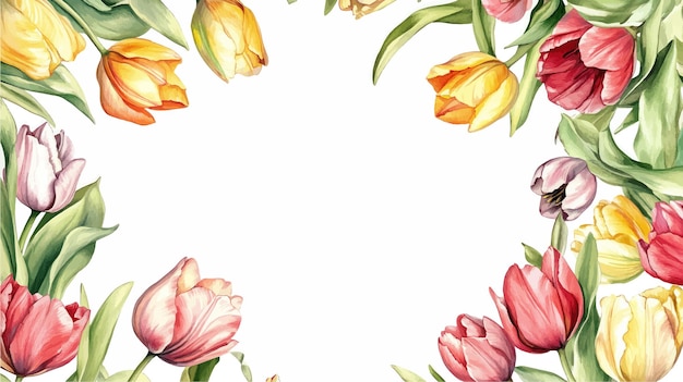 Feliz canasta de Pascua con huevos y conejo decorado con flores