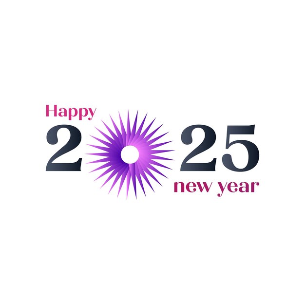 Feliz celebración del año nuevo 2025Texto de la carta Feliz año nuevo